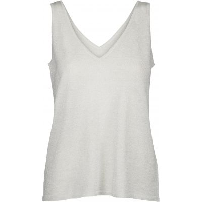 Minus Carli Knit Top - Silver Lurex Minus Carli Knit Top - Silver Lurex